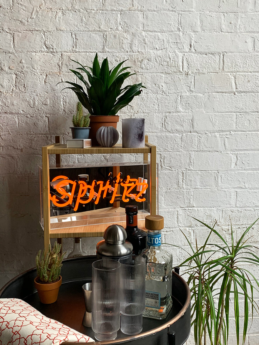 'Spritz' Acrylic Box Neon Light