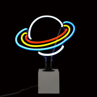 Neon 'Saturn' Sign