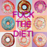'F the Diet' Wall Artwork - LED Neon (X rated) - Locomocean