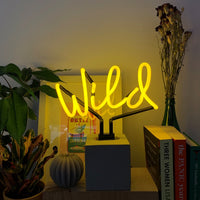 Neon 'Wild' Sign