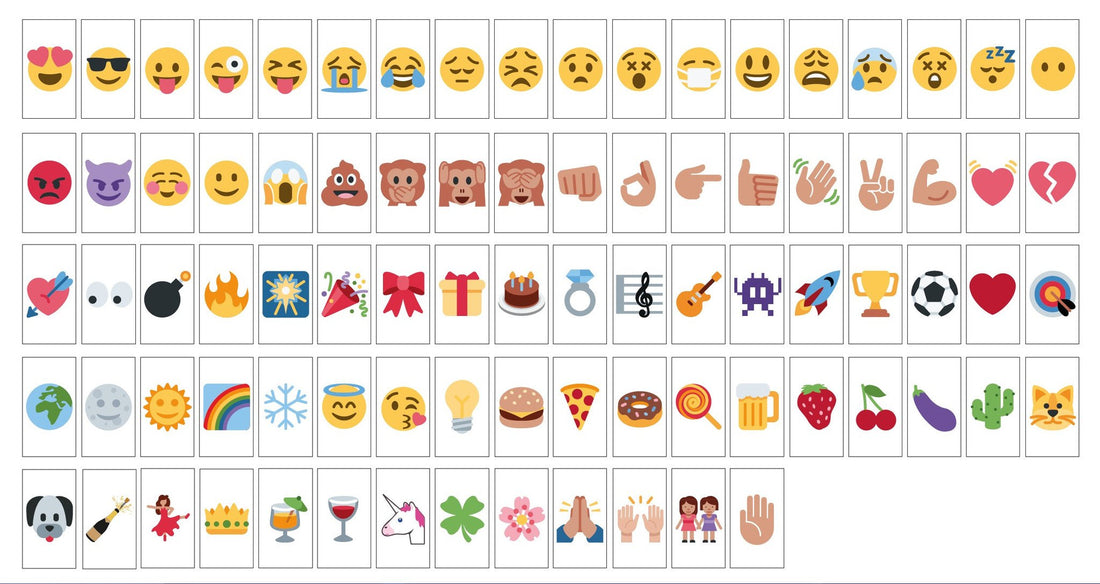 Emoji Symbols Extra Letter Pack