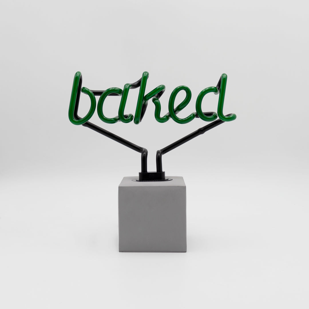 Neon 'Baked' Sign