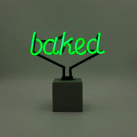 Neon 'Baked' Sign