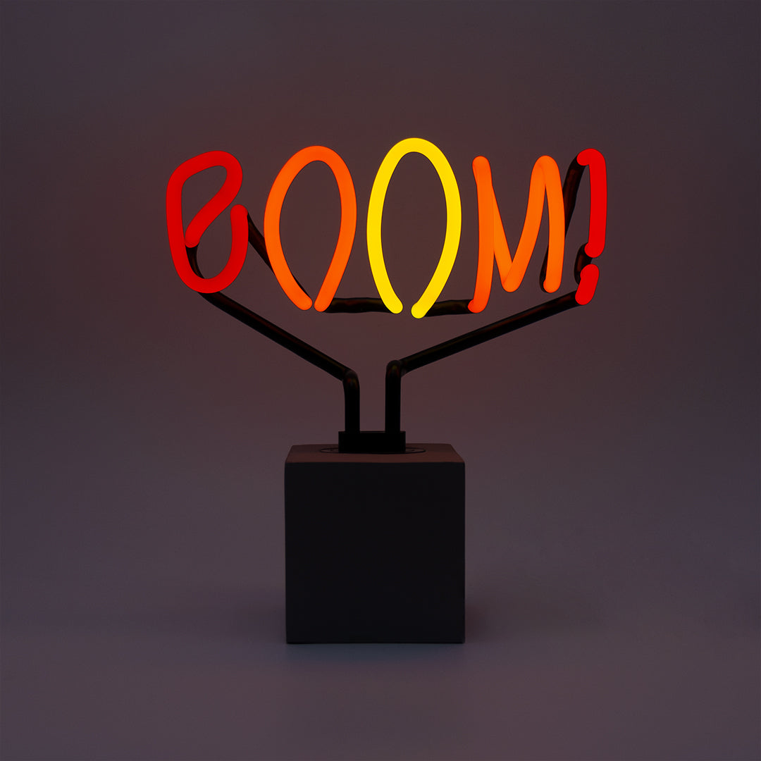 Neon 'Boom' Sign