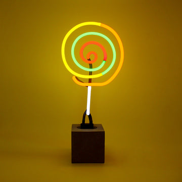 Neon 'Lollipop Swirl' Sign