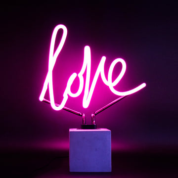 Replacement Glass (GLASS ONLY) - Neon 'Love' Sign