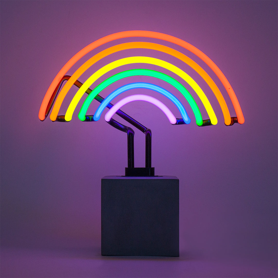 Replacement Glass (GLASS ONLY) - Neon 'Rainbow' Sign