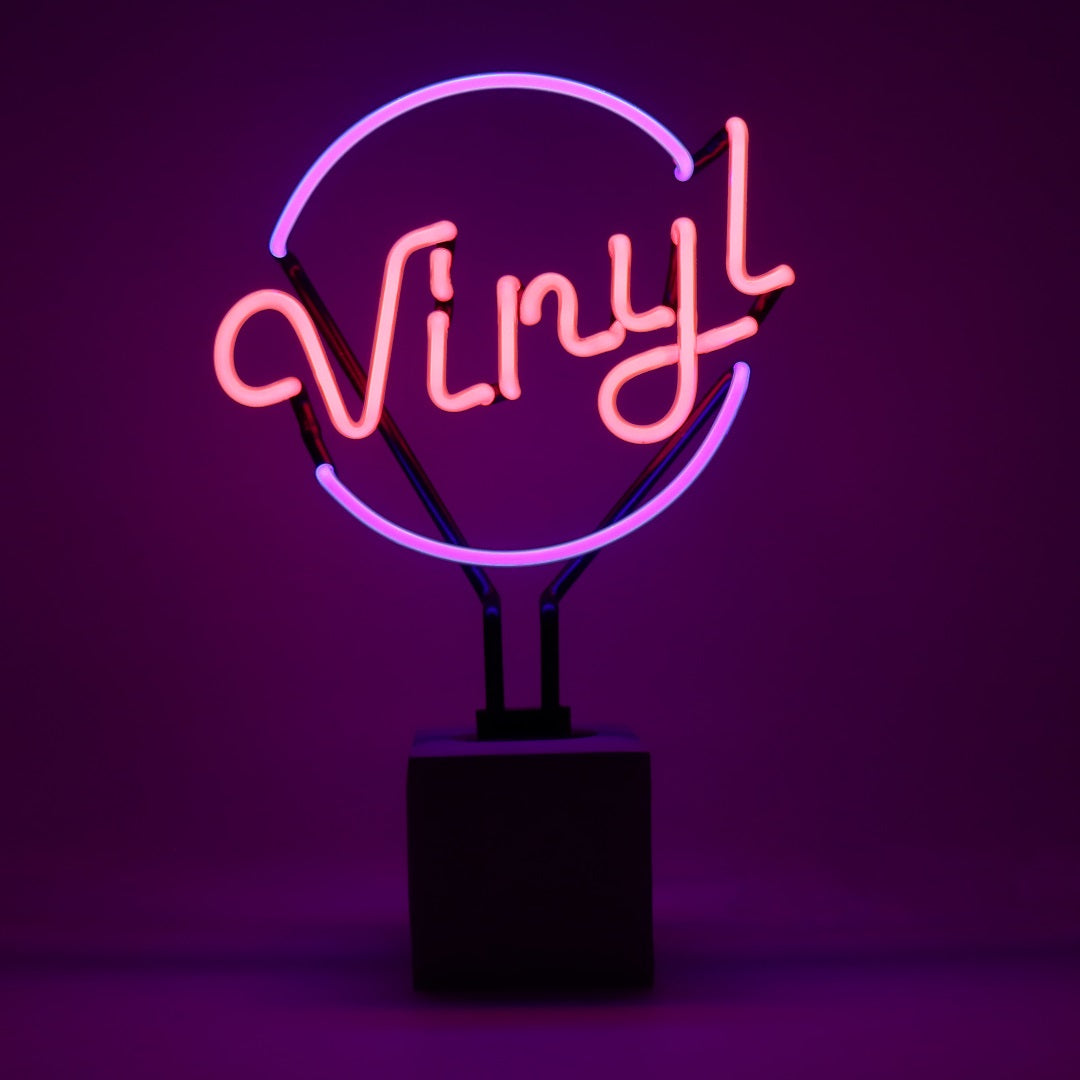 Neon 'Vinyl' Sign