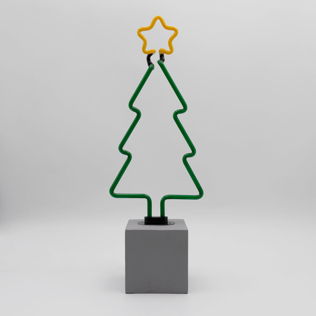 Neon 'Christmas Tree' Sign
