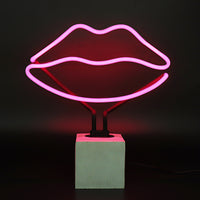 Neon 'Lips' Sign