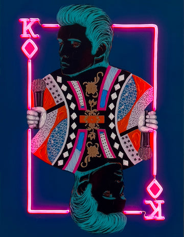 'Elvis' Wall Artwork - LED Neon
