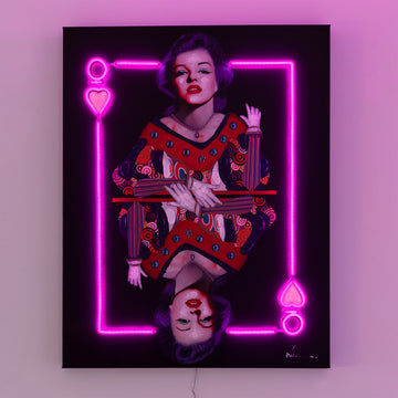 Wall Painting (LED Neon) - Marilyn