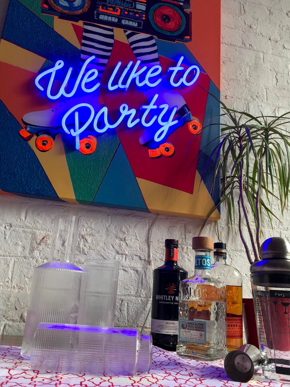 'We Like to Party' Wall Artwork - LED Neon