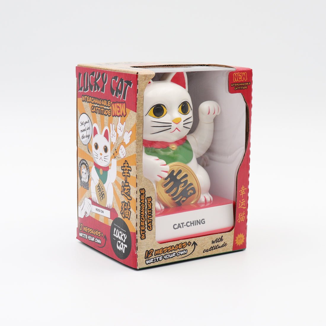 Cattitude - Lucky Cat with Interchangeable Hands