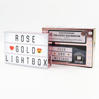 A6 Mini Magnetic Lightbox - Rose Gold
