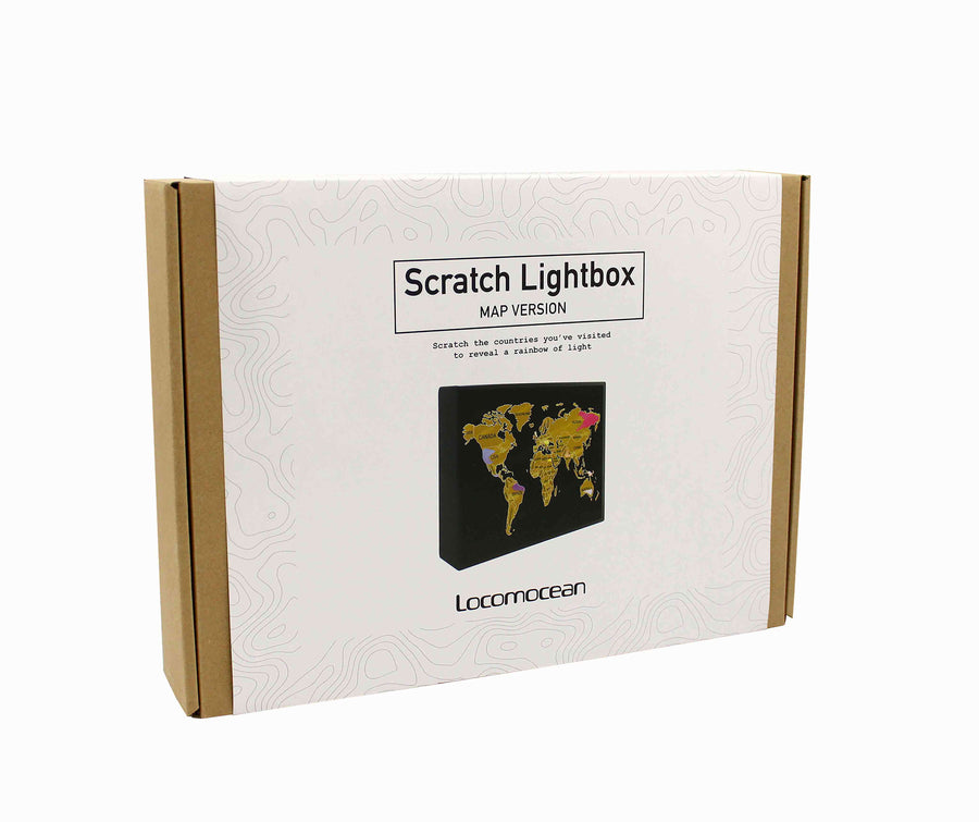 Scratch Lightbox - Map Version – Locomocean USA